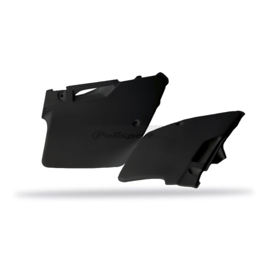 POLISPORT REAR SIDE PANELS KAWASAKI KX 125 / 250 '94-98 BLACK