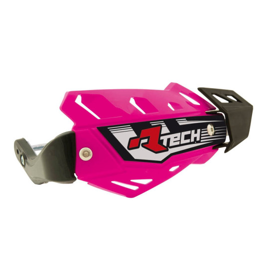 RACETECH (RTECH) FLX ATV / QUAD RANKŲ APSAUGOS NEONINĖS ROŽINĖS (SU 3 TIPŲ VAIRO TVIRTINIMAIS)