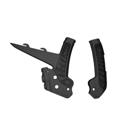 RACETECH (RTECH) 2025/12 FRAME GUARDS (SET) BI-MATERIAL SUPER GRIP GAS GAS MC 125/250 '24, MCF 250/450 FACTORY EDITION '