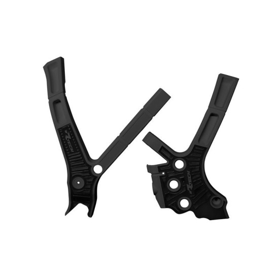 RACETECH (RTECH) 2025/12 RĖMO APSAUGAI (RINKINYS) DVI MEDŽIAGOS SUPER GRIP YAMAHA YZ 125/250 '05-'24, FANTIC XE/XX 125/2
