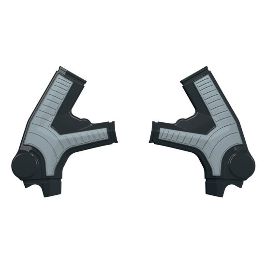 RACETECH (RTECH) 2025 / 12 FRAME GUARDS (SET) BI-MATERIAL SUPER GRIP SURRON ULTRA BEE '23-'25 COLOR BLACK / GREY