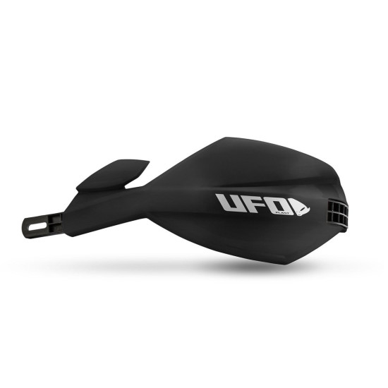 UFO 2026 / 01 MUGAN RANKŲ APSAUGŲ UNIVERSALUS RINKINYS SU LAIKIKLIU 22 IR 28 MM VAIRUI, JUODAS