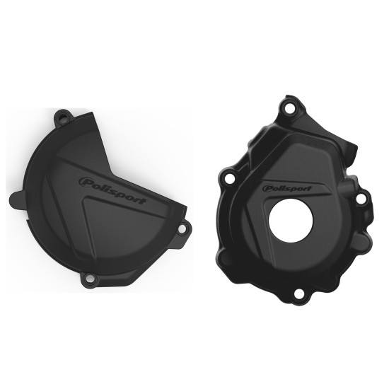 POLISPORT KIT ALTERNATOR COVER GUARD AND CLUTCH COVER GUARD AND WATER PUMP GUARD KTM SX-F / XC-F 250 / 350 '16-'22 HUSQV