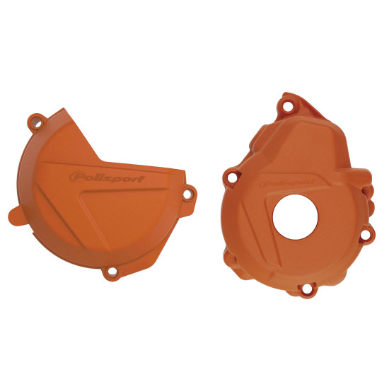 POLISPORT SALE KIT ALTERNATOR COVER GUARD AND CLUTCH COVER GUARD AND WATER PUMP GUARD KTM EXC-F / XC-F 250 / 350 '17-'23