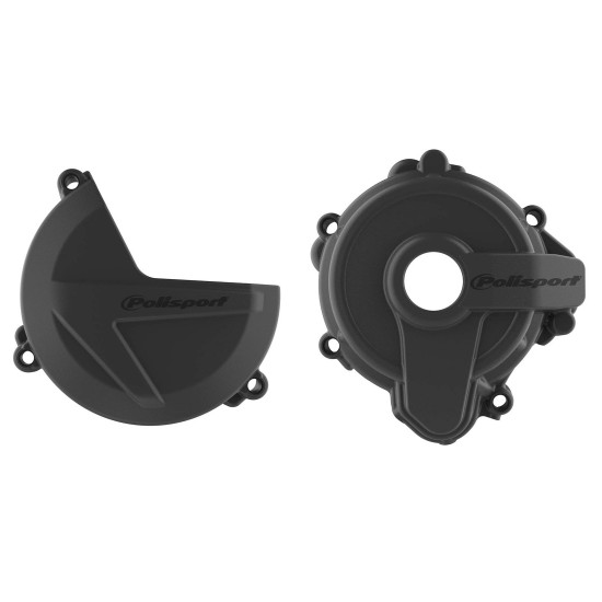 POLISPORT GENERATORIAUS, SANKABOS IR VANDENS SIURBLIO DANGTELIŲ RINKINYS SHERCO SE 250 / 300 '16-'26 JUODAS (8466000001+