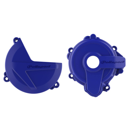 POLISPORT KIT ALTERNATOR COVER (COVER) AND CLUTCH COVER AND WATER PUMP COVER SHERCO SE 250 / 300 '16-'26 BLUE (846600000