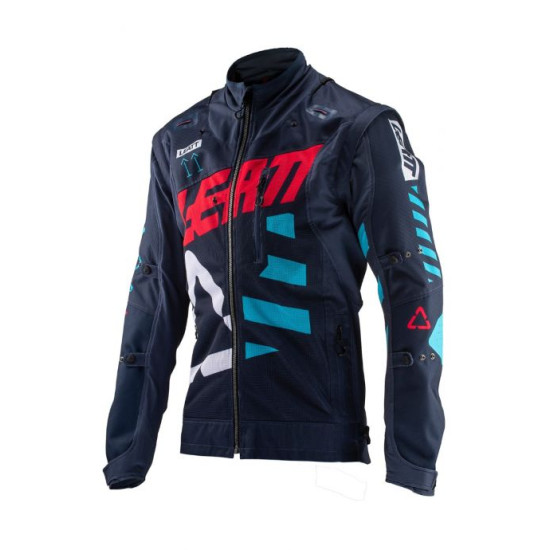 LEATT jacket GPX 4.5 ENDURO X-FLOW JACKET INK/BLUE color dark blue/blue size M