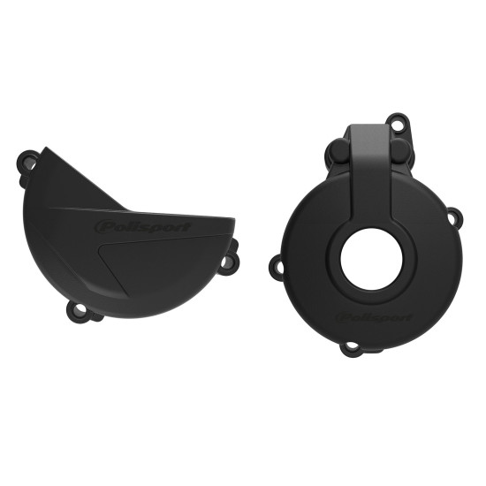 POLISPORT KIT ALTERNATOR COVER (COVER) AND CLUTCH COVER AND WATER PUMP COVER SHERCO SE-F 250 '16-'23 SE-F 300 '16-'23 BL