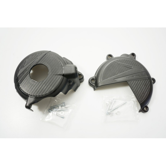 POLISPORT GENERATORIAUS DANGTELIO IR SANKABOS APSAUGOS RINKINYS SUZUKI DRZ 400 '00-'25 JUODAS (8479000001+8478900001)