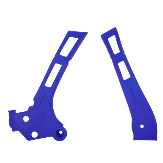 POLISPORT FRAME GUARDS (SET) YAMAHA YZ 125 / 250 '05-'21 FANTIC XE / XX 125 '21' BLUE