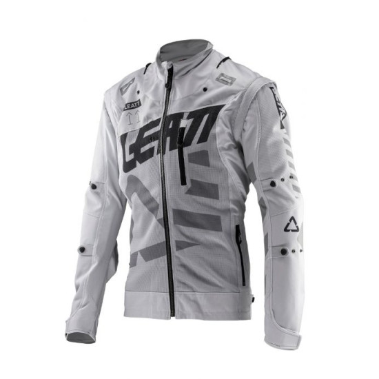 LEATT jacket GPX 4.5 ENDURO X-FLOW JACKET STEEL color gray size M
