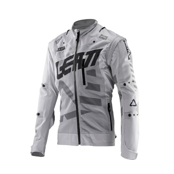 LEATT jacket GPX 4.5 ENDURO X-FLOW JACKET STEEL color gray size M