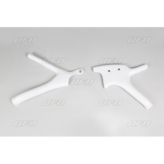 UFO RĖMO APSAUGOS YAMAHA YZ 125 / 250 '93-'01 SPALVA BALTA - PAKEIČIA YA03820046