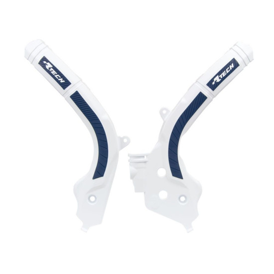 RACETECH (RTECH) RĖMO APSAUGOS (KOMPLEKTAS) DVIEJŲ MEDŽIAGŲ SUPER GRIP HUSQVARNA TC 125 '16-21, TC 250 '17-21, TE / FE /