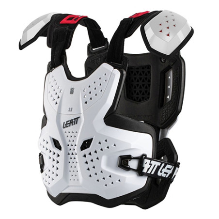 LEATT (2022/2023) krūtinės apsauga CHEST PROTECTOR 3,5 PRO WHITE spalva balta