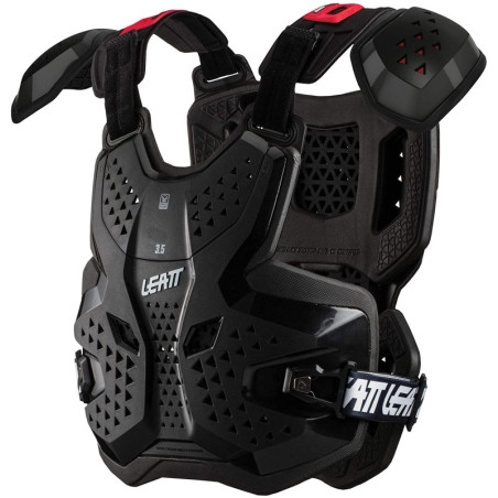 LEATT (2022/2023) krūtinės apsaugaCHEST PROTECTOR 3,5 PRO BLACK spalva juoda
