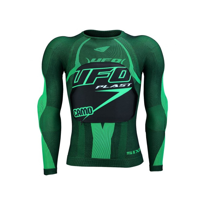 UFO chest protector CAMO UNDERSHIRT color green/black size S/M