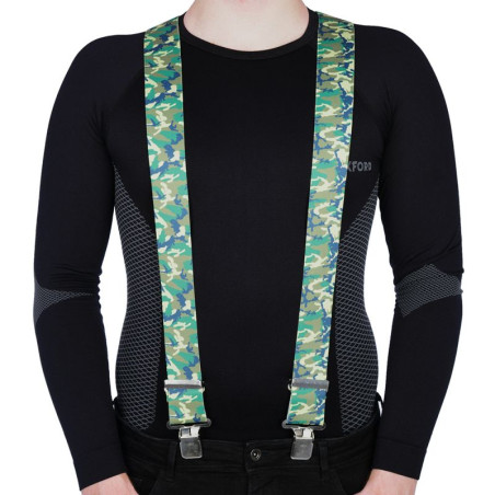 OXFORD kelnių petnešos spalva CAMO (senas kodas: OX422)
