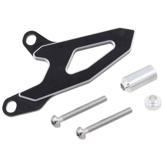PSYCHIC FRONT SPROCKET GUARD HONDA CRF 450 R / RWE / RX '21-'25 (OEM: 23810-MKE-AF0) BLACK