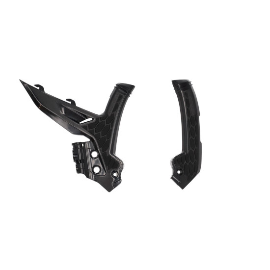 ACERBIS X-GRIP FRAME GUARDS KTM EXC / EXC-F / XC-W '24-'25, SX / SX-F / XC / XC-F '23-'25 BLACK