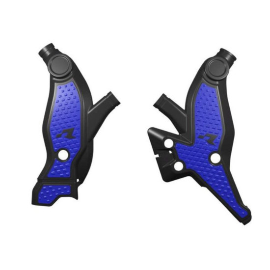 RACETECH (RTECH) RĖMŲ APSAUGAI (RINKINYS) T7 REVOLUTION YAMAHA TENERE 700 '19-'24 SPALVA JUODA - MĖLYNA
