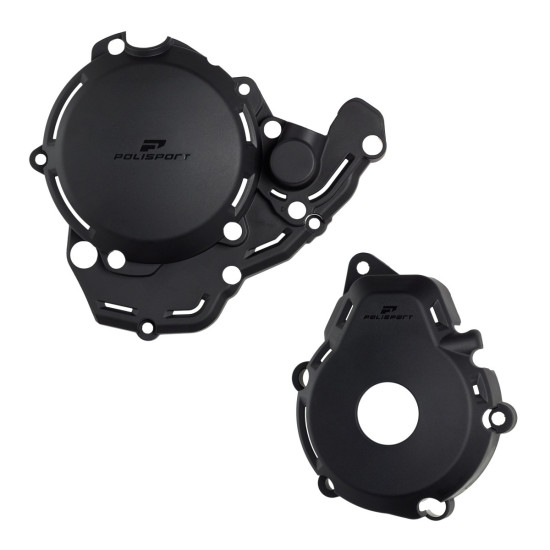 POLISPORT KIT ALTERNATOR COVER GUARD AND WATER PUMP CLUTCH COVER GUARD KTM EXC-F 250 / 350 '24-'26, HUSQVARNA FE 250 / 3
