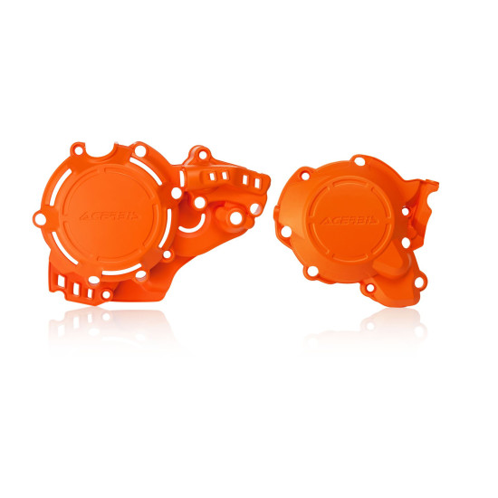 ACERBIS ENGINE COVERS (CLUTCH AND ALTERNATOR COVER GUARD) X-POWER KTM EXC 250 / 300 '17-'19, SX 250 '17-'18, HUSQVARNA T