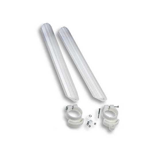 UFO FRONT TELESCOPIC (SHOCK ABSORBER) COVERS WHITE POWER NEUTRAL COLOR