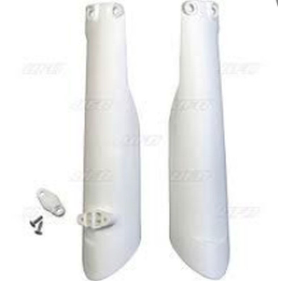 UFO FRONT SHOCK ABSORBER COVERS HONDA CRF 450R-RX 17-18 NEUTRAL COLOR - WITHDRAWN FROM THE OFFER - SALE