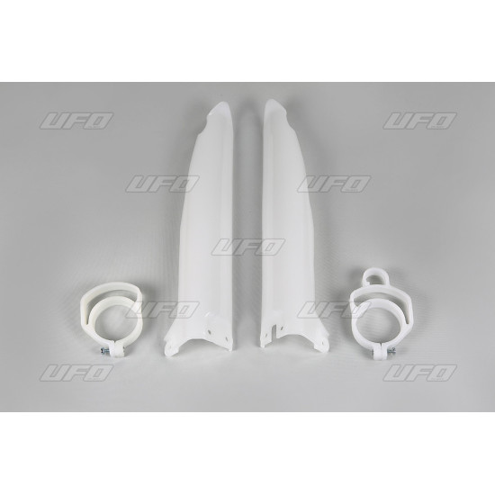 UFO FRONT SHOCK ABSORBER COVERS KAWASAKI KX 125/250 '94-'95 NEUTRAL COLOR