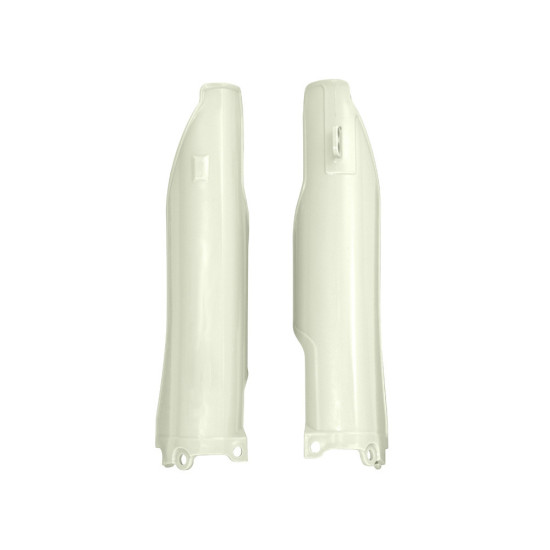 RACETECH (RTECH) FORK COVERS KAWASAKI KXF 250 / 450 06-08, KX 125 / 250 07-08, KLX 450 07-15 NEUTRAL COLOR (KA03778280) 