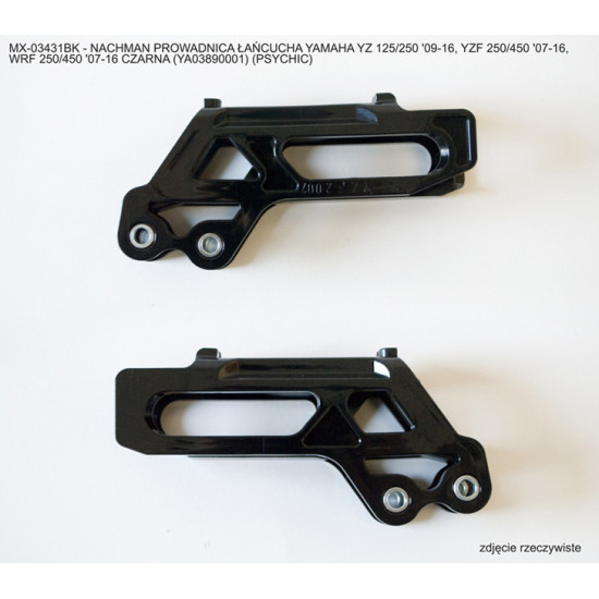 PSYCHIC CHAIN GUIDE YAMAHA YZ 125 / 250 '09-'25, YZF 250 '07-'23, YZF 450 '07-'22, WRF 250 / 450 '07-'25 BLACK (YA038900