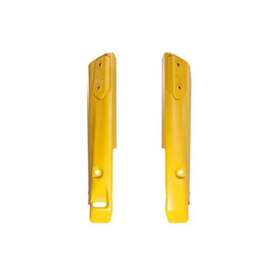 RACETECH (RTECH) FORK COVERS / SHOCK ABSORBERS YAMAHA T7 TENERE 700 '19-'24 YELLOW