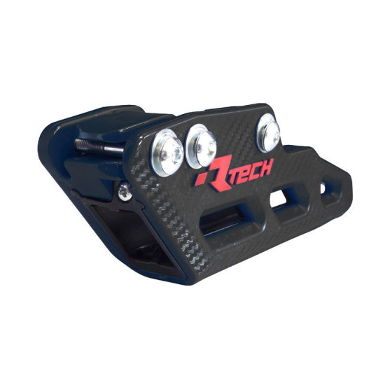 RACETECH (RTECH) 2025 / 12 CHAIN GUIDE TM MX / EN / SM 125 / 144 / 250 / 300 / 450 / 530 '07-'24 BLACK COLOR