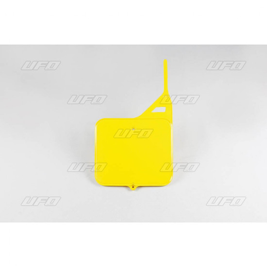 UFO STARTING NUMBER PLATE SUZUKI RM 125 '87-'95 YELLOW