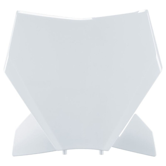 POLISPORT NUMBER BOX (PLASTRON) KTM SX / SX-F / XC / XC-F 125 / 250 / 350 / 450 '23-'26 COLOR WHITE