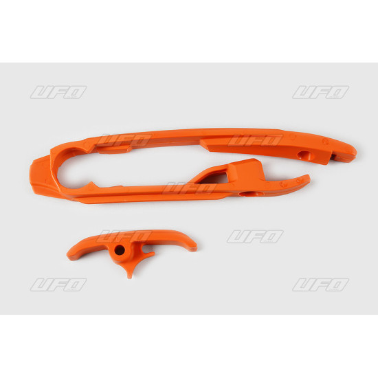 UFO CHAIN SLIDE (SMALL AND LARGE) KTM SX / SXF '16-'22. (EXCEPT SX 250 '16) COLOR ORANGE