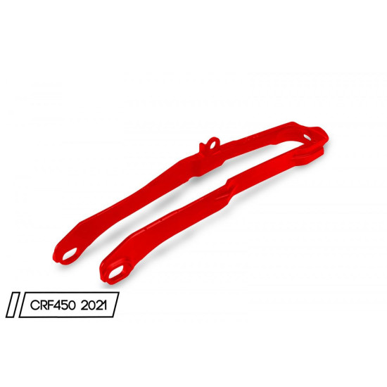 UFO GRANDINĖS SLYDELĖ HONDA CRF 250 R '20-'26, CRF 450 R '19-'26 RAUDONA