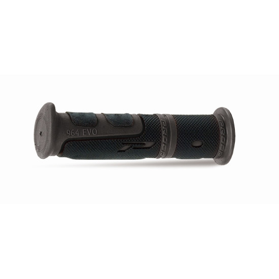 PROGRIP RANKENĖLĖS PG964 ATV / HIDROCIKLINIAM MOTOCIKLUI / MTB (22+22MM, ILGIS 120MM) SPALVA JUODA / TITANO (964-298)