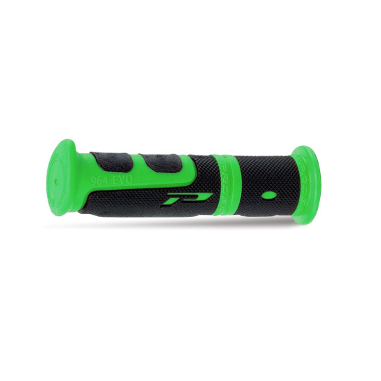 PROGRIP RANKENĖLĖS PG964 ATV / HIDROCIKLINIAM MOTOCIKLUI / MTB (22+22MM, ILGIS 120MM) SPALVA ŽALIA / JUODA (964-198)
