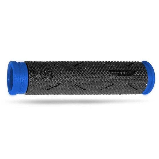 PROGRIP GRIPS PG807 ATV / JET SKI / MTB (22+22MM, LENGTH 120MM) BLACK / BLUE (TWO-COMPONENT) (808-150)
