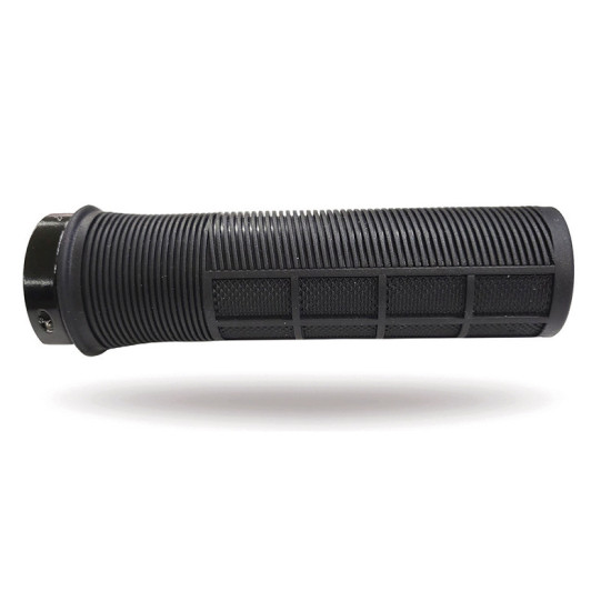 PROGRIP RANKENĖLĖS PG996 ATV / HIDROCIKLINIAI MOTOCIKLIAI / MTB (22+22MM, ILGIS 135MM) JUODOS SU JUODU FIKSAVIMU (996-31