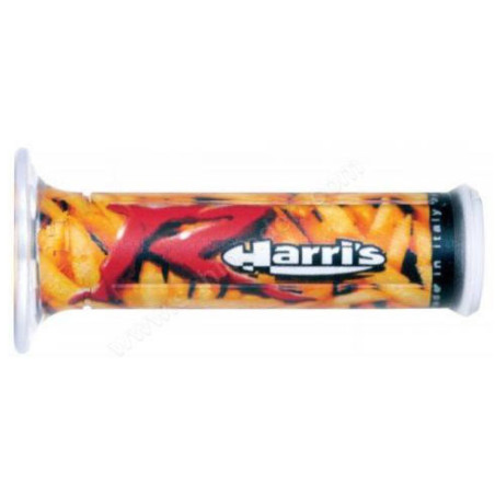 HARRI'S IŠPARDAVIMO RANKENOS 01684 / F-PF (120 MM / 22 MM) SU SKYLE, GELTONA / RAUDONA SPALVA
