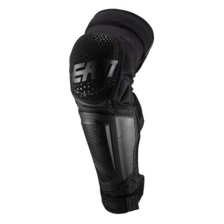 LEATT (2022/2023) kelienių apsaugos 3DF HYBRID EXT KNEE AND SHIN GUARD BLACK spalva juoda dydis XXL