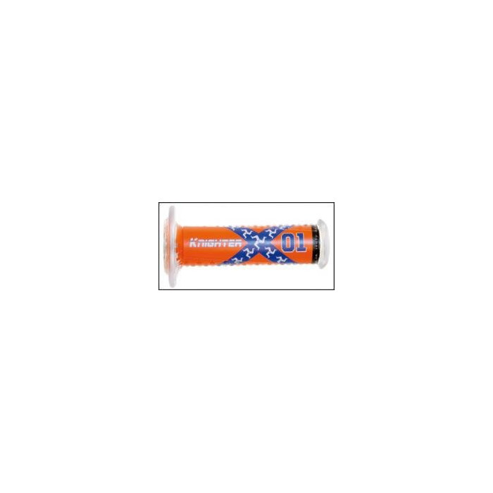 HARRI'S IŠPARDAVIMO RANKENOS 01689-DK01 KNIGHTER01 (115MM / 22MM) BE SKYLĖS, ORANŽINĖS / MĖLYNOS SPALVOS