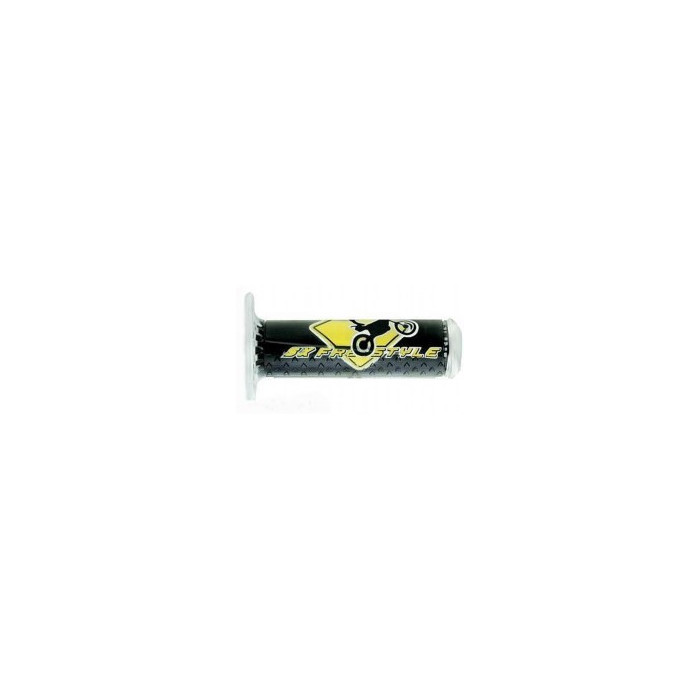 HARRI'S IŠPARDAVIMAS 01689-FR SX FREESTYLE RANKENĖLĖS (115MM / 22MM) BE SKYLĖS GELTONOS / JUODOS