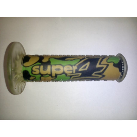 HARRI'S SALE GRIPS 01691 / L-MI SUPER 4 CAMUFLAGE (130MM / 22MM) WITHOUT HOLE COLOR GREEN / BROWN