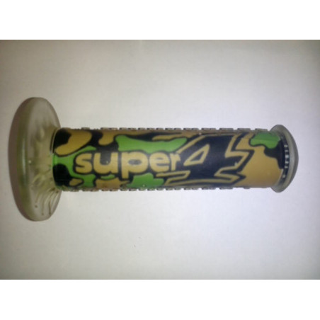 HARRI'S SALE GRIPS 01691 / L-MI SUPER 4 CAMUFLAGE (130MM / 22MM) WITHOUT HOLE COLOR GREEN / BROWN