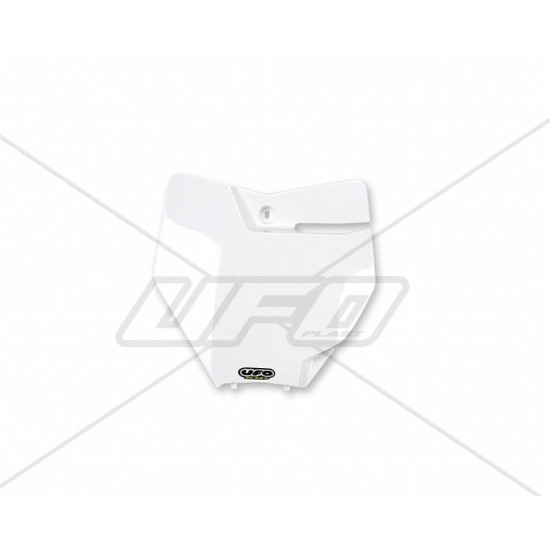 UFO NUMBER PLATE KTM SX / SXF '16-'18 (EXCEPT SX 250 '16) WHITE