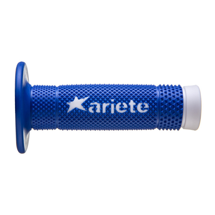 ARIETE OFF ROAD GRIPS VULCAN WITHOUT HOLE (115 MM) BLUE WHITE (12)